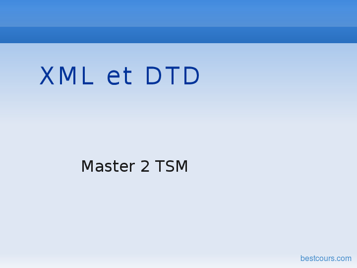 Exemple De Document Xml
