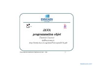 Tutoriel Java programmation objet 1