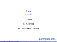 Tutoriel Ajax le web 2.0 1