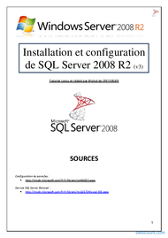 Tutoriel Installation de SQL Server 2008 1