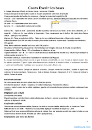 Tutoriel Support de cours Excel 2010 2