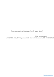 Tutoriel Programmation Système (en C sous linux) 1