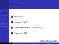 Tutoriel Transformation XML avec XSLT 2