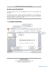Tutoriel GUIDE PowerPoint 2010 (version débutante)  2