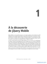 Tutoriel À la découverte de jQuery Mobile 1