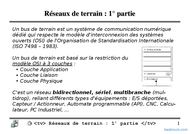 Tutoriel Réseaux de terrain : 1° partie 1