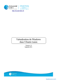 Tutoriel Virtualisation de Windows dans Ubuntu Linux 1