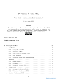 Tutoriel Documents et outils XML 1