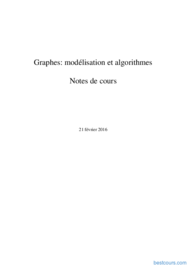 Tutoriel Graphes: modélisation et algorithmes 1
