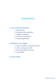 Tutoriel Adobe Photoshop - Outils de sélection 2