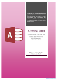 Tutoriel Microsoft Access 2013 1