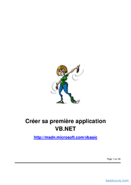 Tutoriel Créer sa première application VB.NET 1