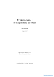 Tutoriel Système digital de l’algorithme au circuit 2