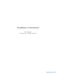 Tutoriel Parallélisme et Distribution 1