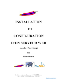 Tutoriel Installation serveur web 1