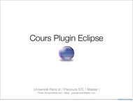 Tutoriel Cours plugins eclipse 1