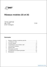Tutoriel Réseaux mobiles 2G et 3G 1