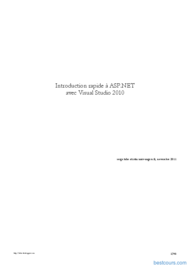 Tutoriel Introduction ASP.NET 1