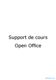 Tutoriel Open Office Writer 1