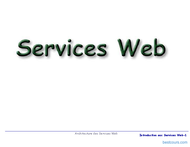 Tutoriel Services Web 1