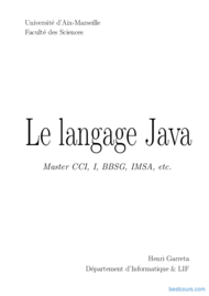 Tutoriel Le langage Java 1