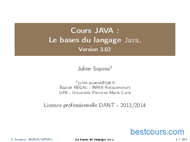 Tutoriel Les bases du langage Java 1