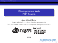 Tutoriel Developpement Web PHP Avancé 1