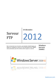 Tutoriel Serveur FTP (Windows server 2008 R2) 1