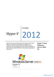 Tutoriel Hyper-V Sous Windows Server 2008 R2 1