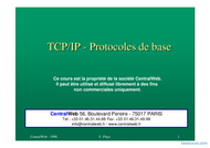 Tutoriel TCP/IP - Protocoles de base 1