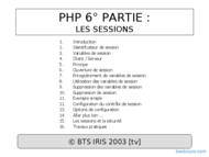 Tutoriel PHP : Les sessions 1