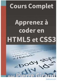 Tutoriel Apprenez à coder en HTML5 et en CSS3 1