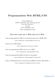 Tutoriel Programmation Web HTML/CSS 1