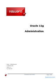 Tutoriel Oracle 11g Administration 1