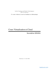 Tutoriel Cours Virtualisation et Cloud 1