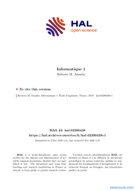 Tutoriel Informatique 1 (CPUGE, première année) 1