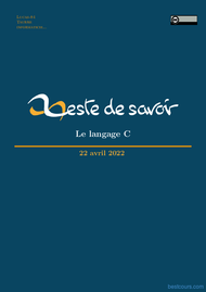 Tutoriel Le langage C 1