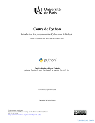 Tutoriel Python pour la biologie 1