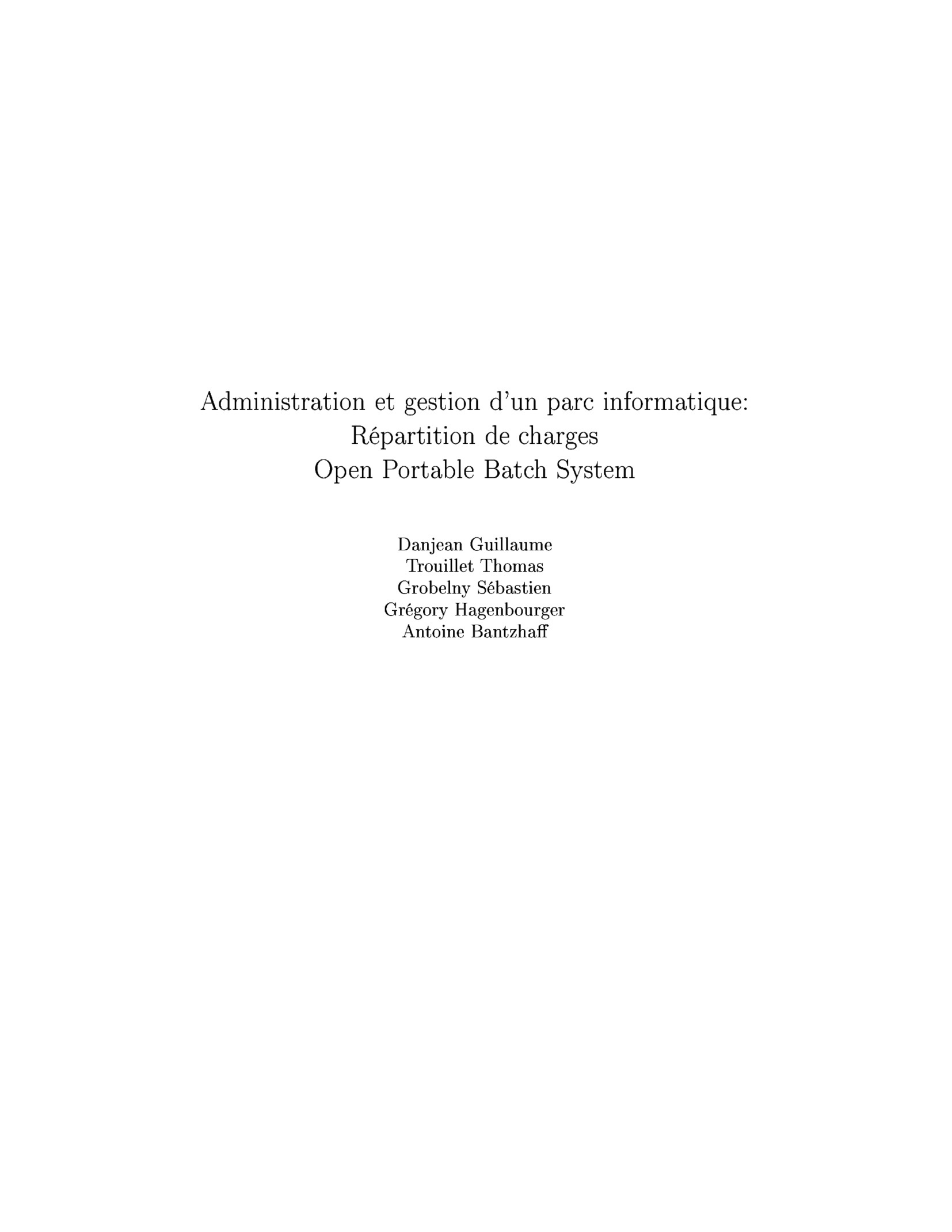 Aperçu : Administration et gestion d'un parc informatique