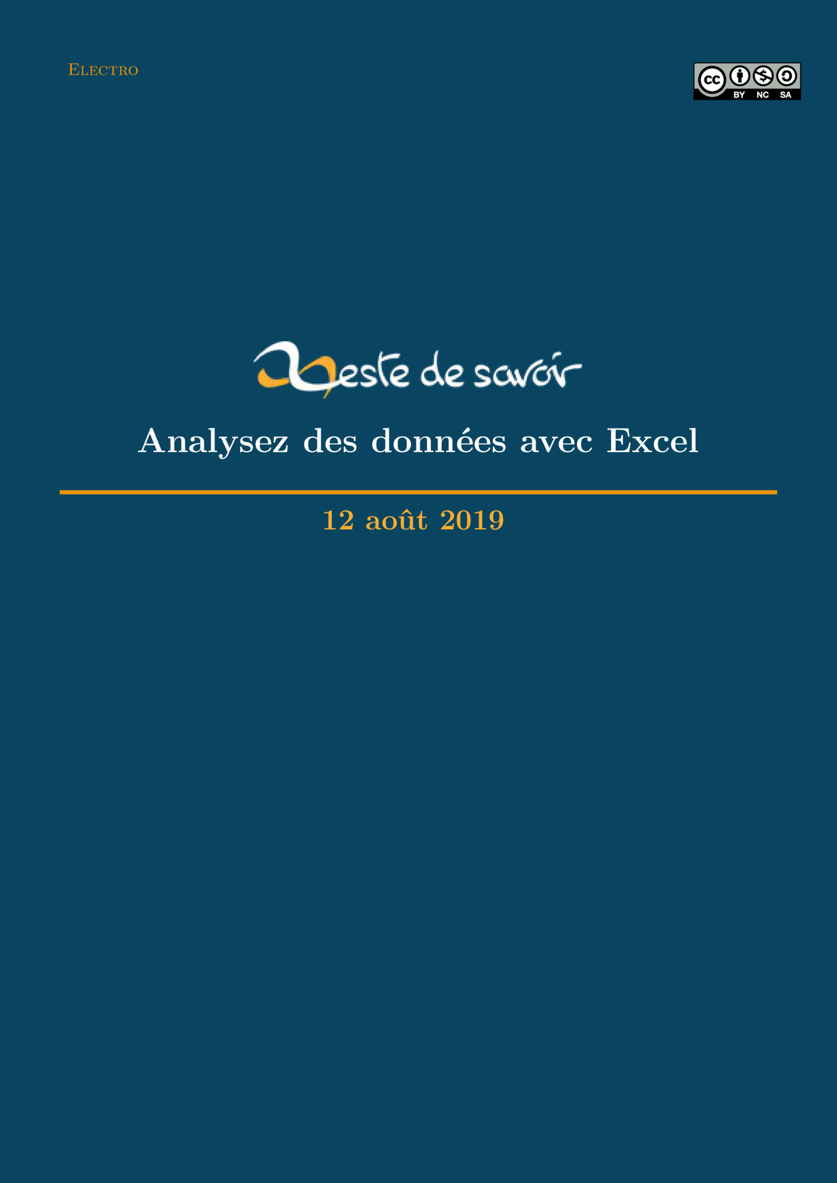Aperçu : Analysez des données avec Excel