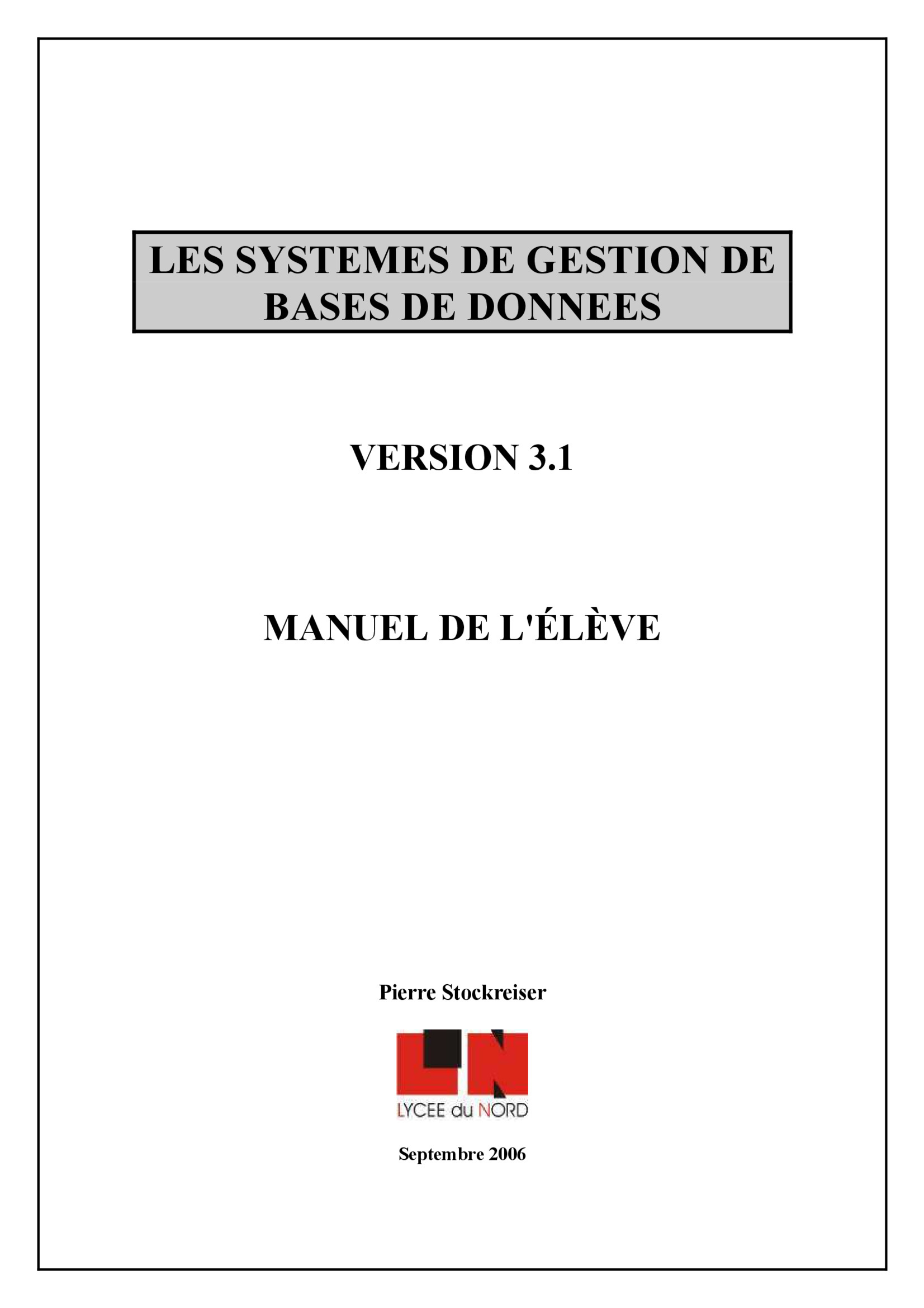 Aperçu : Systèmes de gestion de base de données