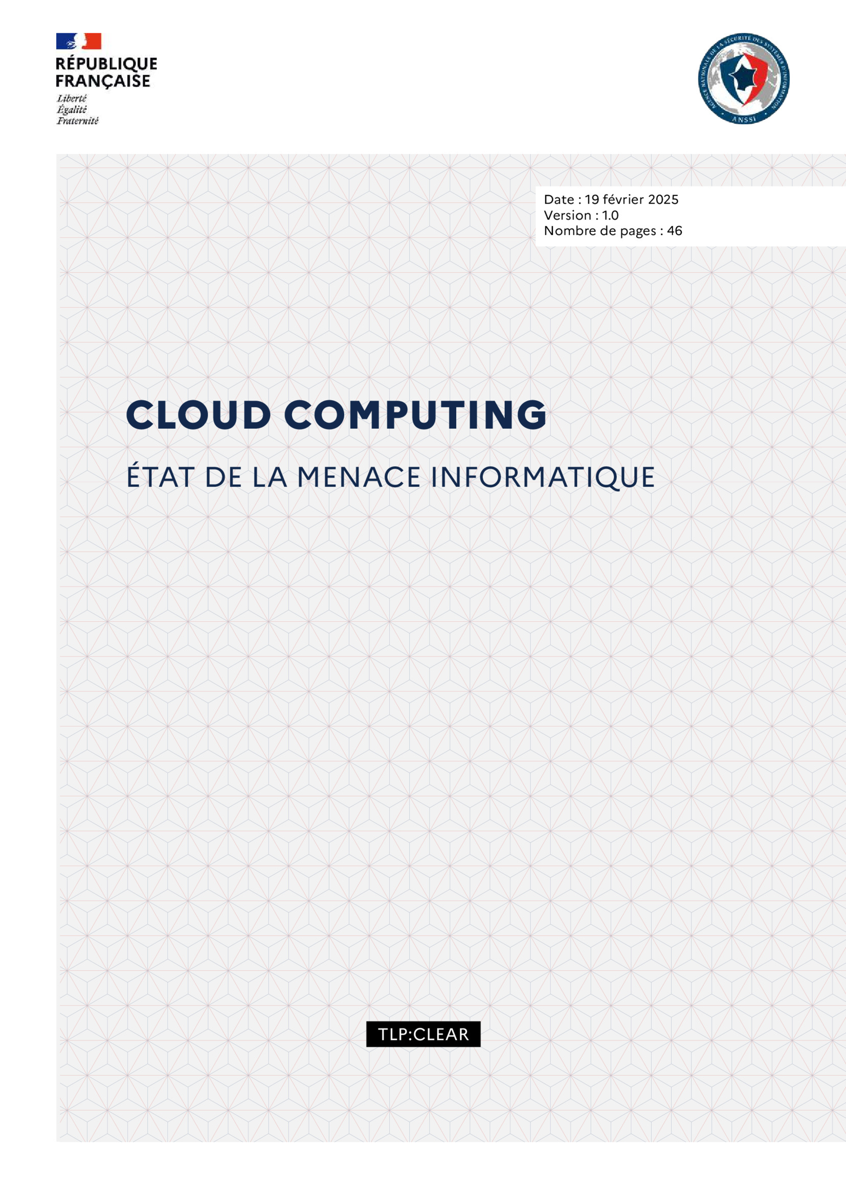 Aperçu : Cloud Computing et état de la Menace Informatique