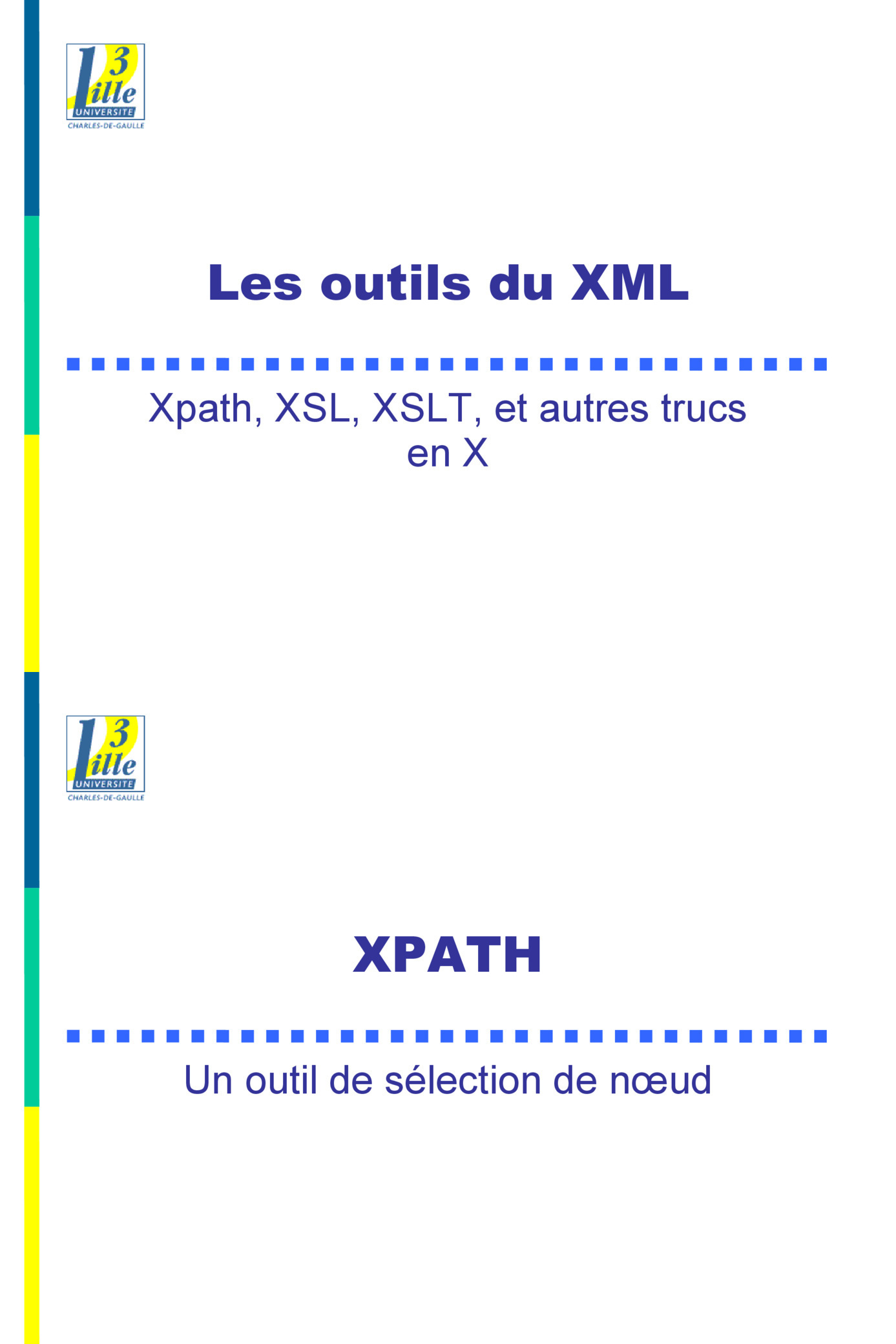 Aperçu : Les outils du XML