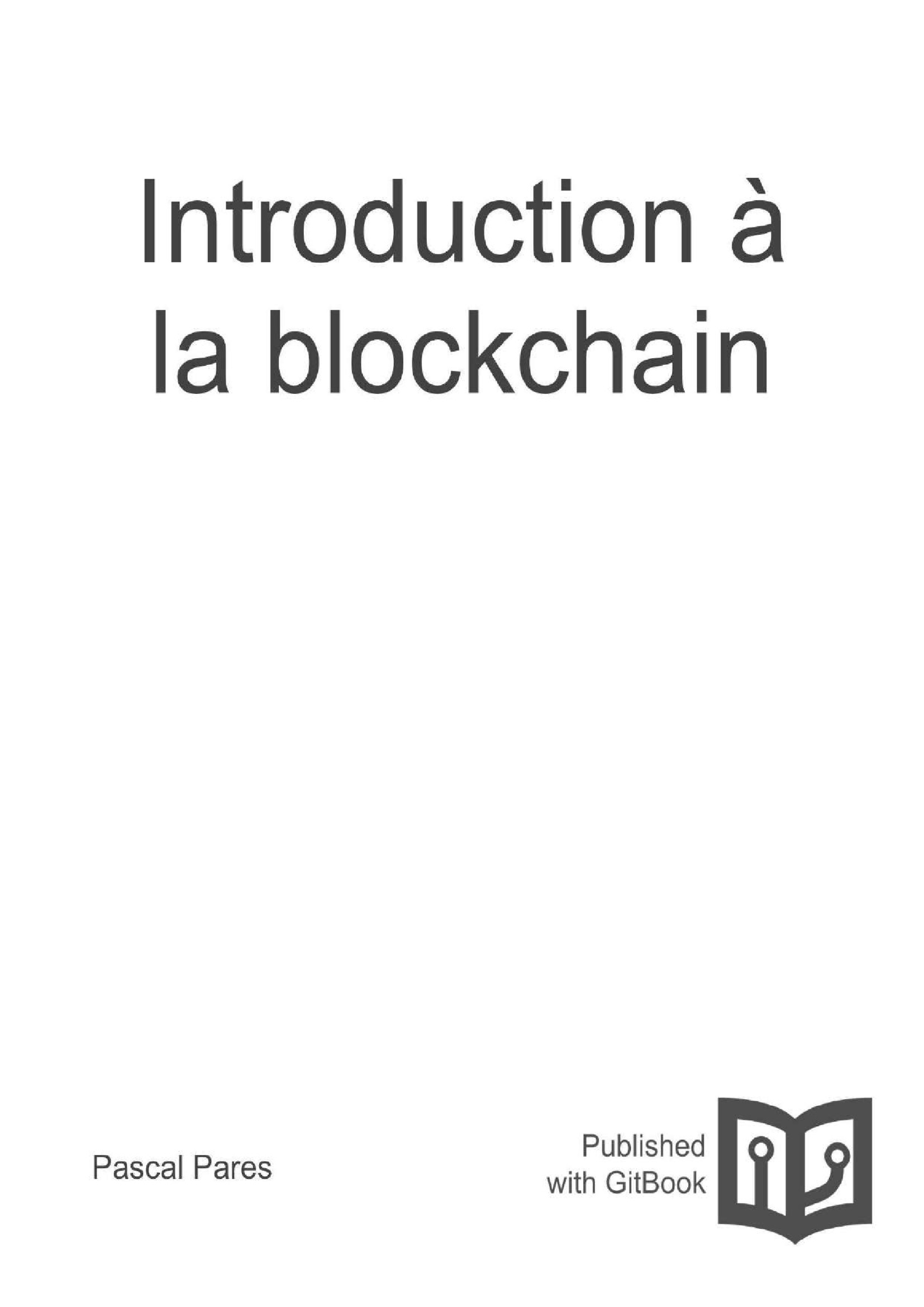 Aperçu : Introduction à la blockchain