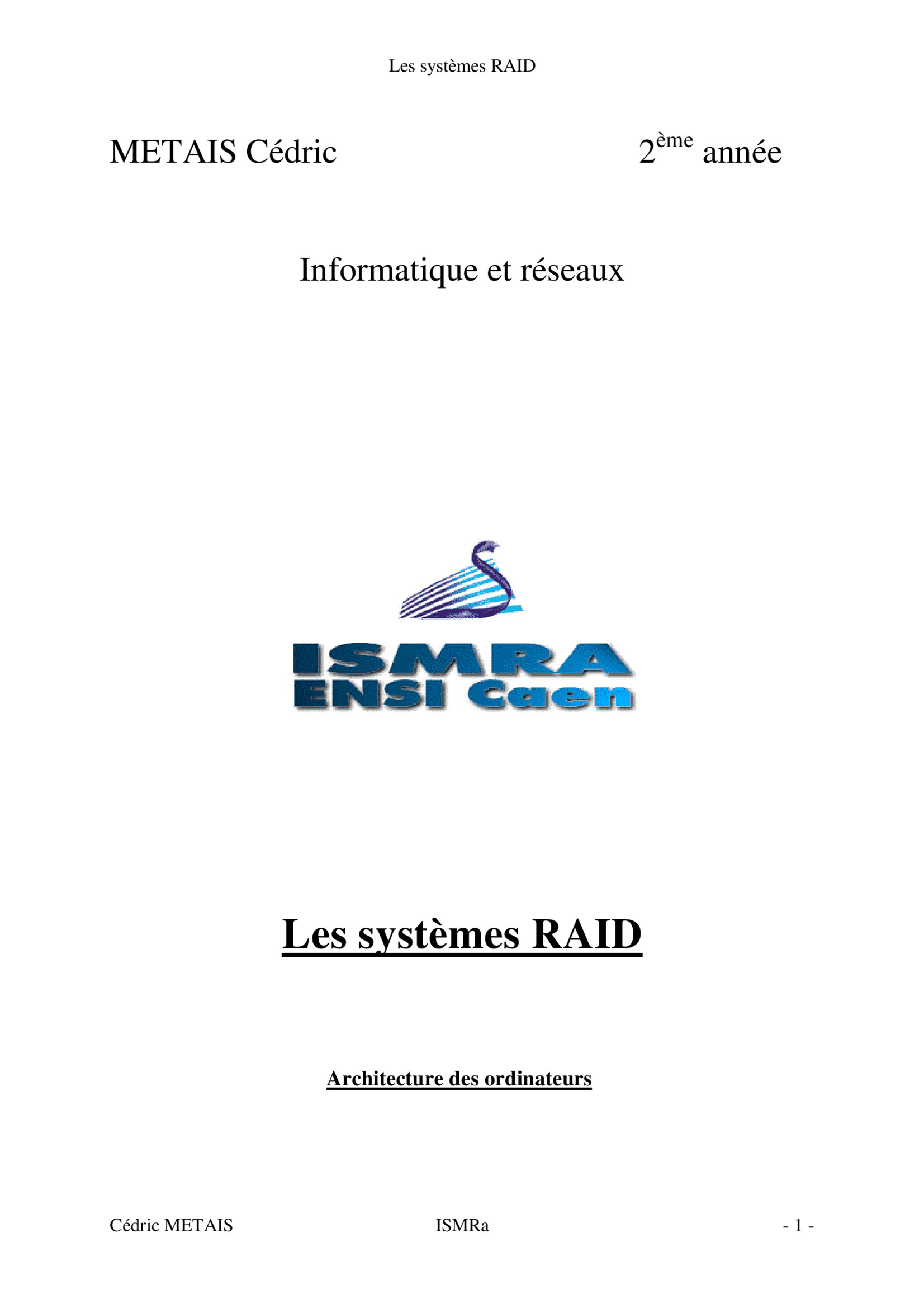 Aperçu : Les systèmes RAID