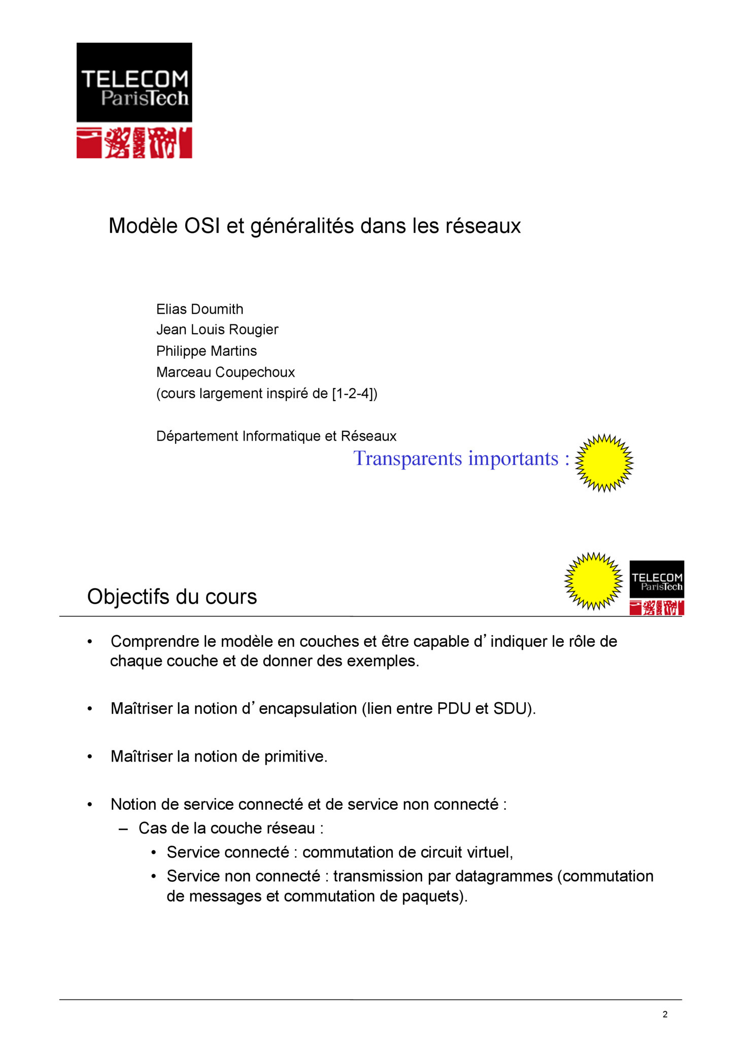 Aperçu : Modèle OSI et généralités dans les réseaux