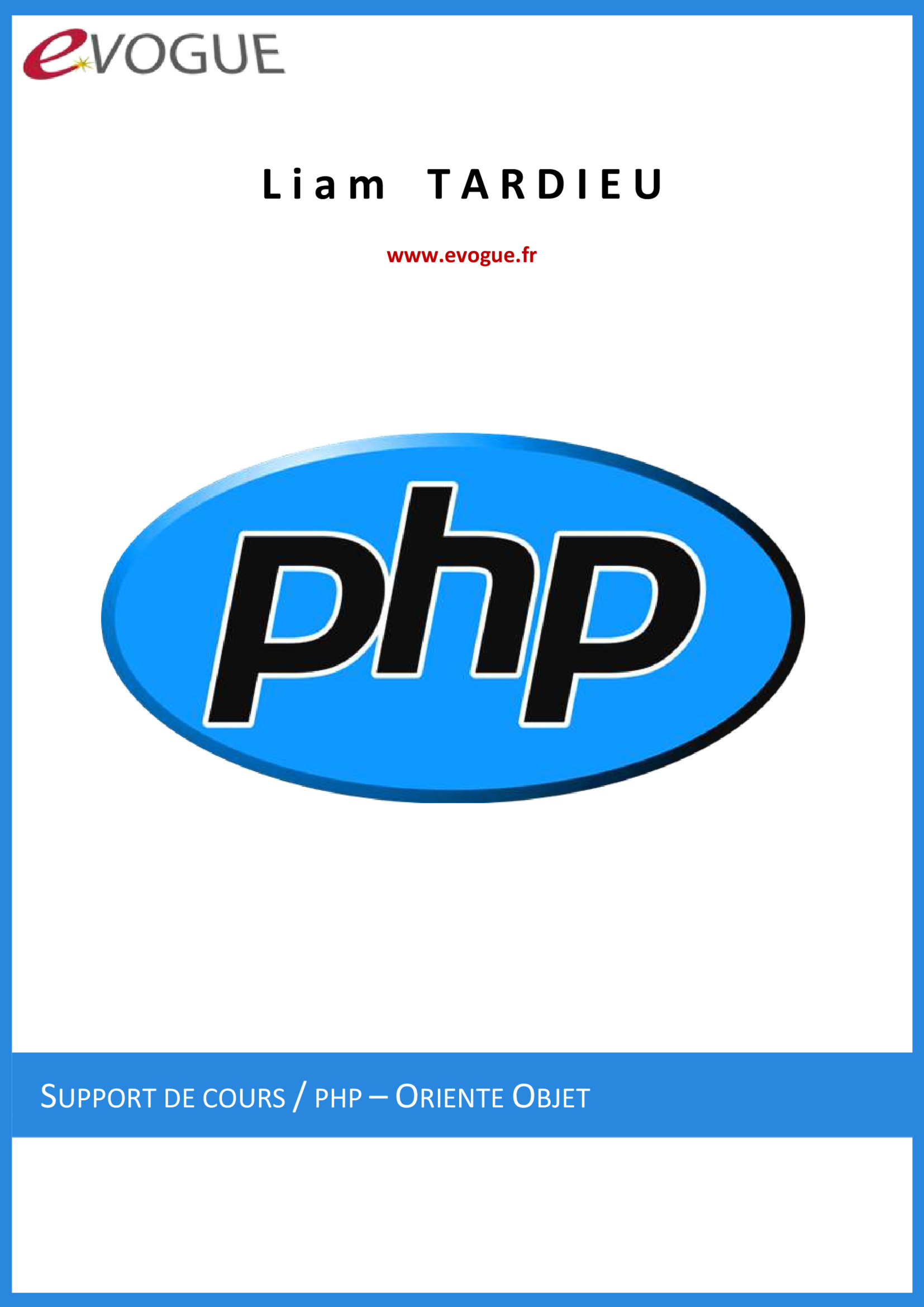 Aperçu : PHP orienté objet
