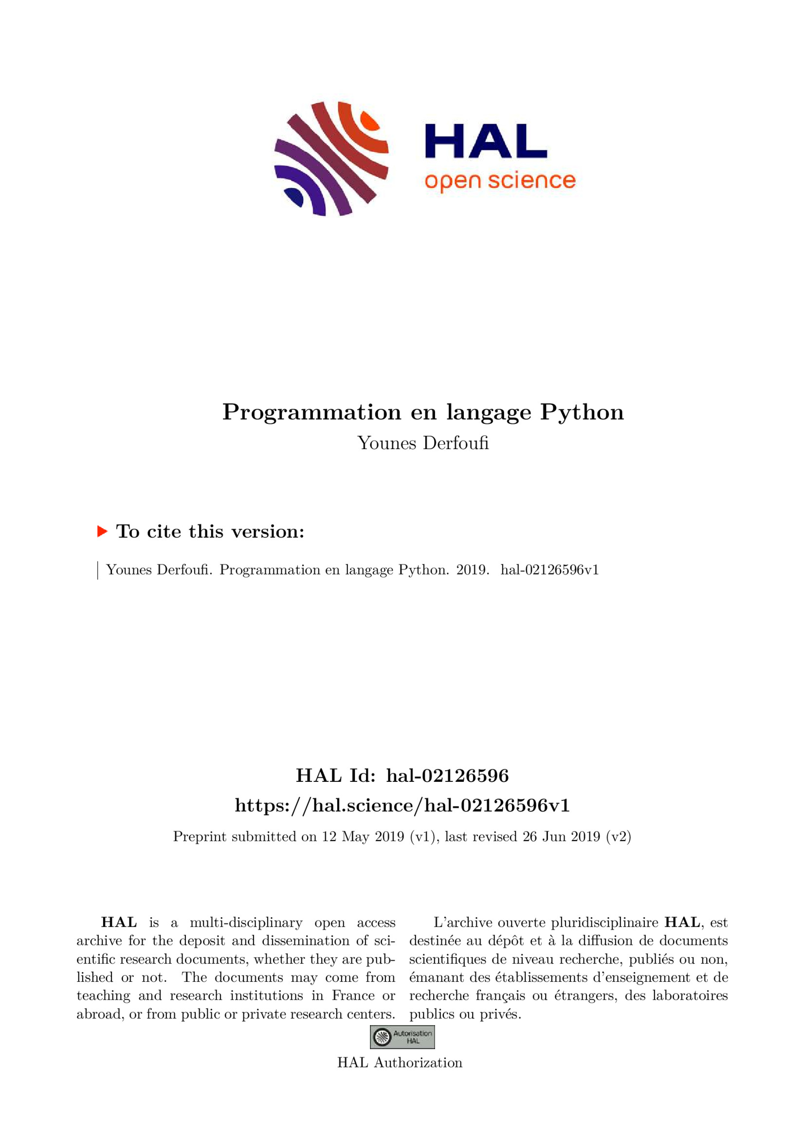 Cours Programmation Python et POO : Guide Complet PDF Gratuit