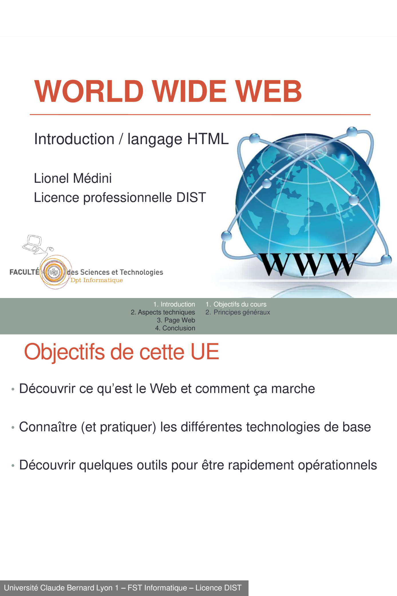 Aperçu : World Wide Web